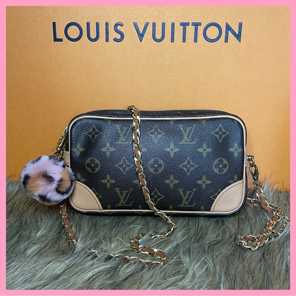 Louis Vuitton Marly Dragonne Clutch/Crossbody